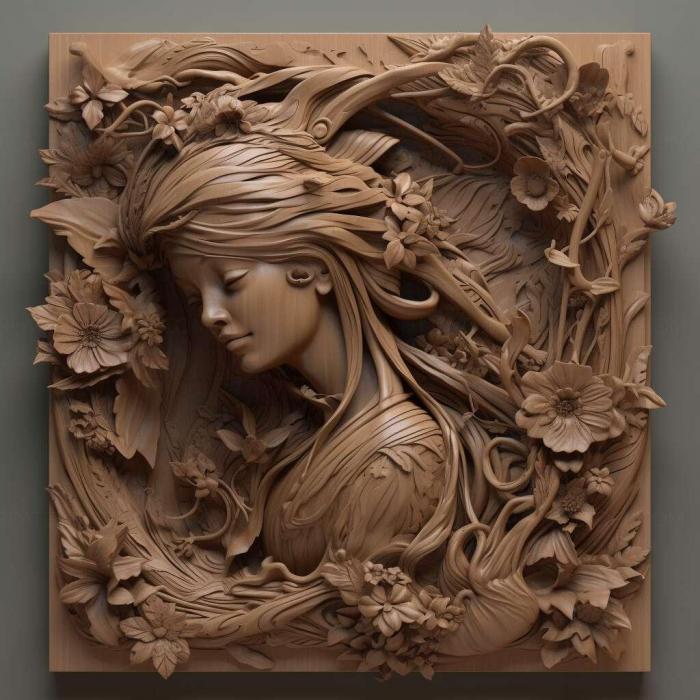 نموذج ثلاثي الأبعاد لآلة CNC 3D Art 